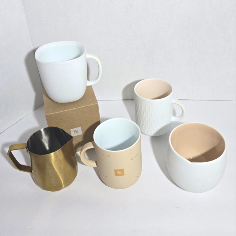 Nespresso Coffee Mug Milk Pitcher Bundle